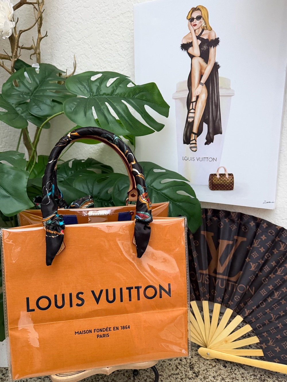 🩵🖤🩵Louis Vuitton Gift Bag Tote🩵🖤🩵 - Picture 4 of 7